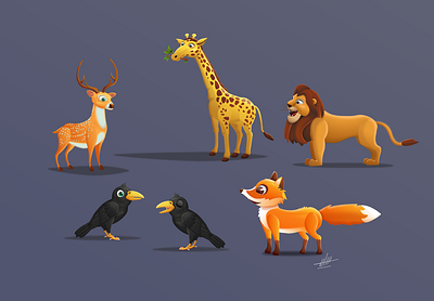 Animal Character Design for Animation 2d character animal character animation animation character character design game game character