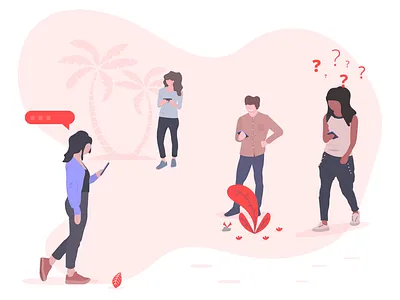 KOFEFE Social Networking App animation branding graphic design logo ui