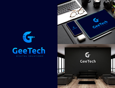 Concept: GeeTech - Logo Design (unused) best logo brand identity branding creative logo graphic design graphic designer lettermark logo logo logo design logo designer modern logo tech logo