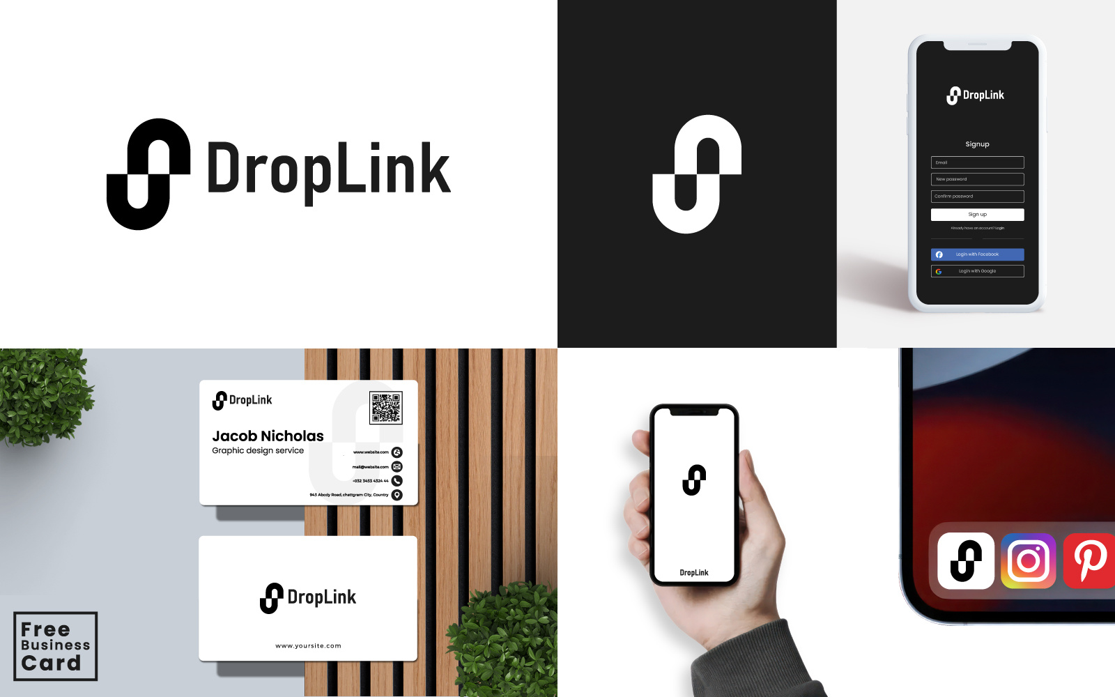 Premium brand Business logo design and Business card design branding business id business logo design graphic design illustration logo ui web