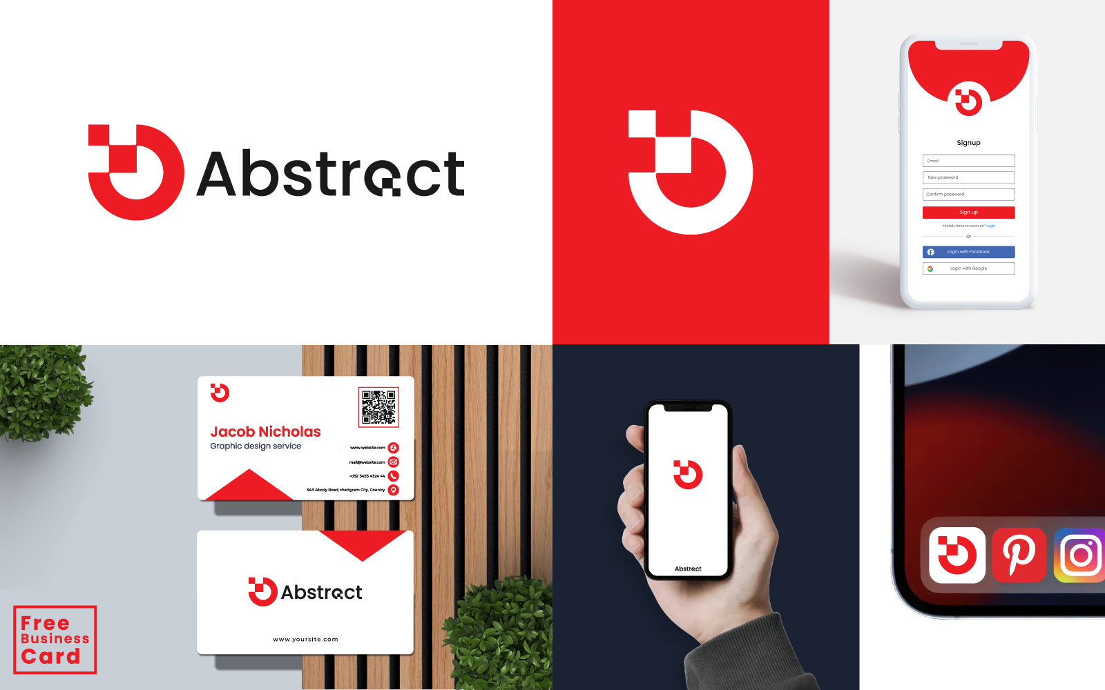 Premium brand Business logo design and Business card design branding business id business logo card design graphic design illustration logo mockup stavrty ui