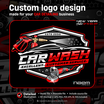 Car Detailing Logo auto detailing logo auto wash logo automotive logo car car detail logo car detailing logo car logo car wash logo car wax logo detailing detailing logo logo logo design washing logo