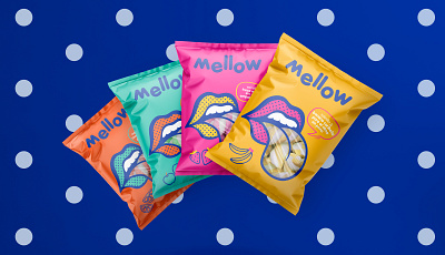 MELLOW Marshmallows branding graphic design illustration logo packaging popart