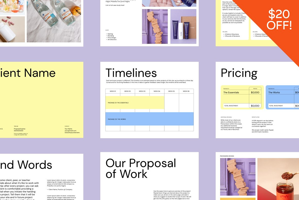 Freelancer Pack! brand book brand guidelines bundle cold reachout email cold reachout template design freelancer freelancer bundle graphic design resources project proposal project proposal template reachout template template pack