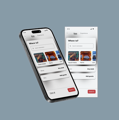 A Travel App ui