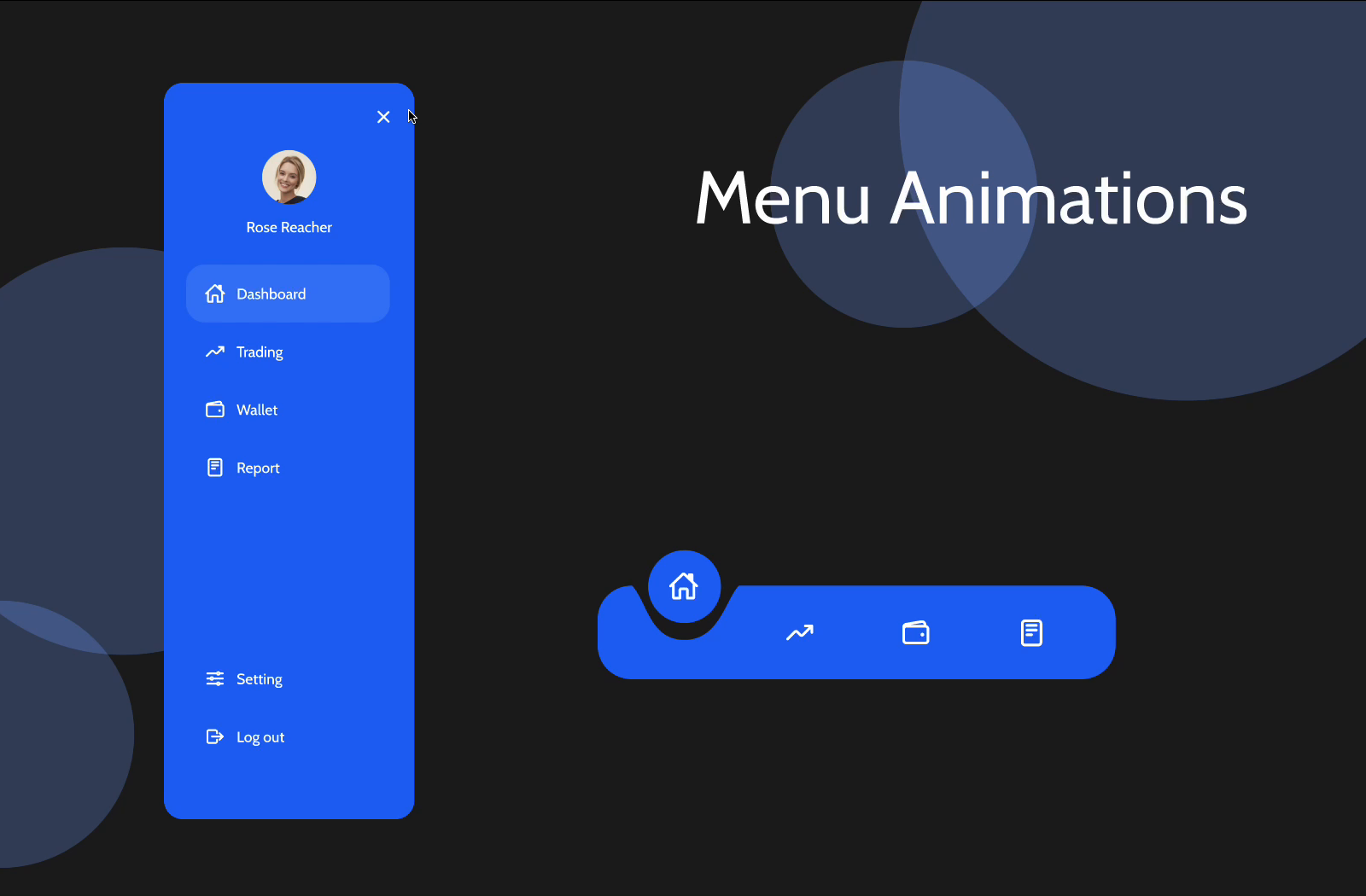 Menu Bar Animation: UI Ideas by Samantha Yiu on Dribbble