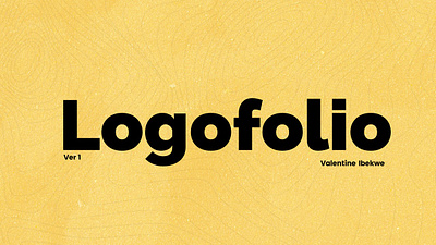 Logofolio Ver 1 by Valentine Ibekwe branding design graphic design logo