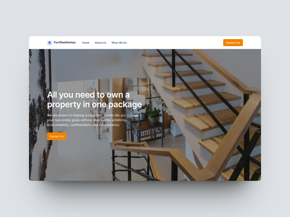Responsive Real Estate Landing Page Website figma interaction design landing page product design real estate ui uiux user experience user interface visual design