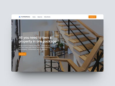 Responsive Real Estate Landing Page Website figma interaction design landing page product design real estate ui uiux user experience user interface visual design