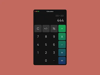 Daily UI #4: Calculator calculator daily ui desktop ios ui
