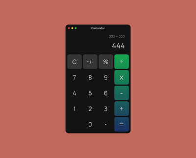 Daily UI #4: Calculator calculator daily ui desktop ios ui
