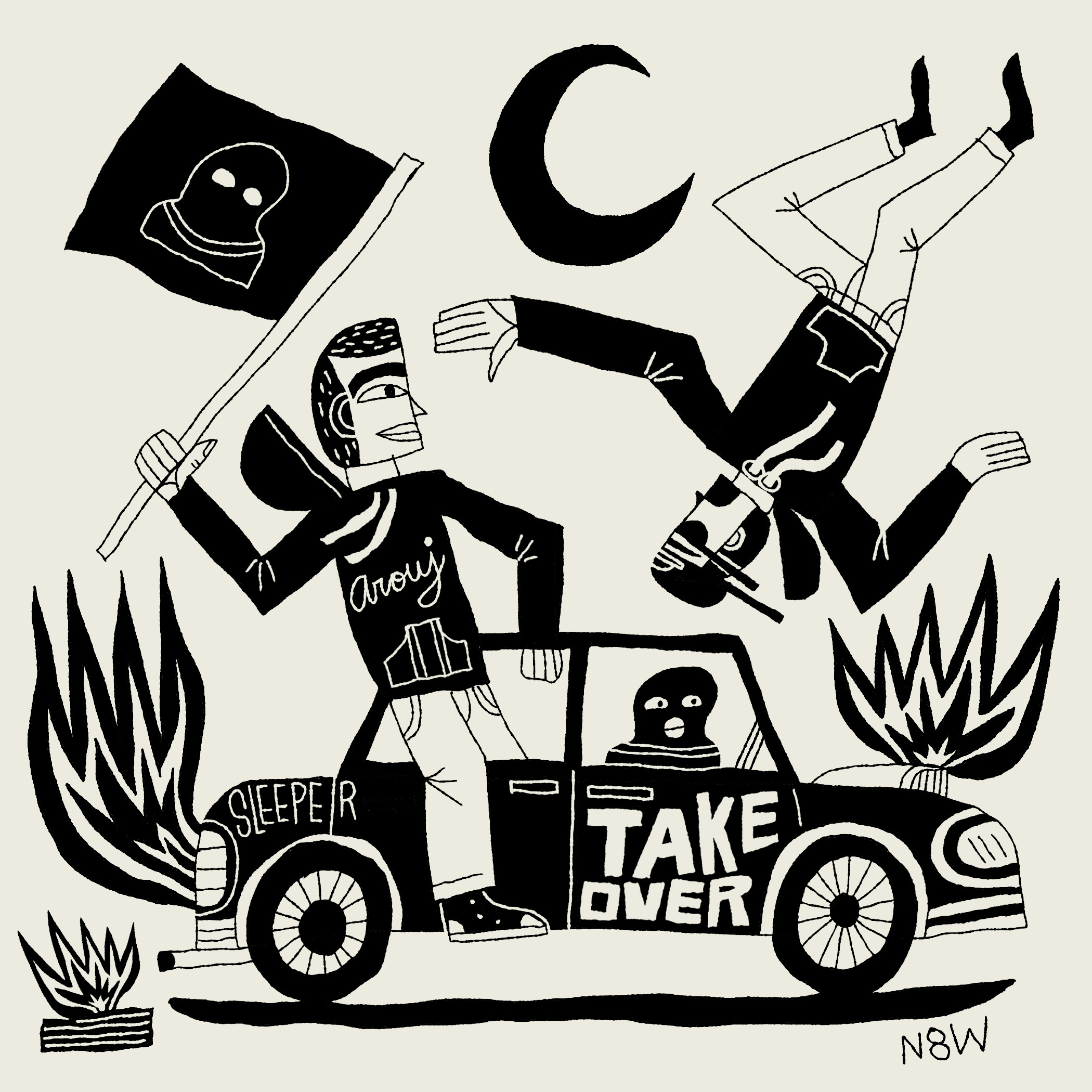 $l**p*r folk illustration lettering nate williams