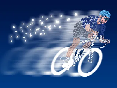 The CryptoSprint art branding graphic design logo