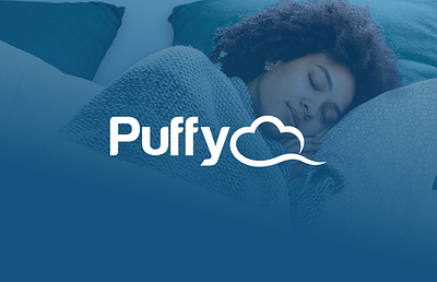 Puffy | E-Commerce Mattress store graphic design logo ui