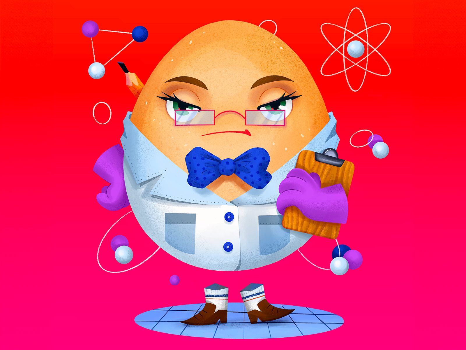 Scientist Egg by Katarzyna Matynia on Dribbble