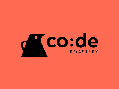 Code Roastery final logo baristateam birdlogo brewingcreativity caffeinecreation codeart codecoffee coffeeartistry coffeedesigninspo coffeerostery dribbblebeansart espressoelegance misterylogo