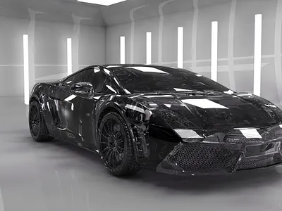 Lambo All Glass texture 3d animation branding graphic design logo motion graphics ui