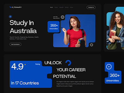 LAVA GRID Visa Consultation website Design UI UX Design app design apps bento branding consultation consultation website dark design graphic design illustration landing page lava grid lava website logo ui user interface ux web web interface website