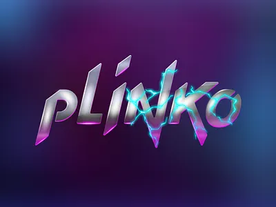 Casino Game Logo - Plinko 2d art branding casino casino branding casino logo cyber futuristic gambling game game logo gaming igaming illustration logo logotype plinko retro zap