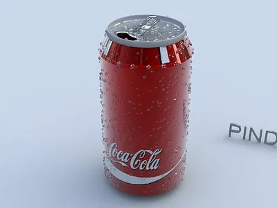 Coke can 3d branding graphic design logo ui