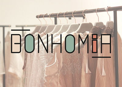 Bonhomia logo design / visual identity brand identity branding clothes clothes logo femenine graphic design logo logo designer logotype visual identity