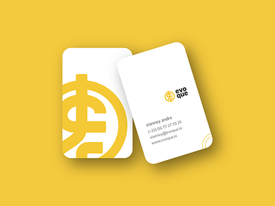 evoque — new identity branding business card graphic design illustration logo typography vector