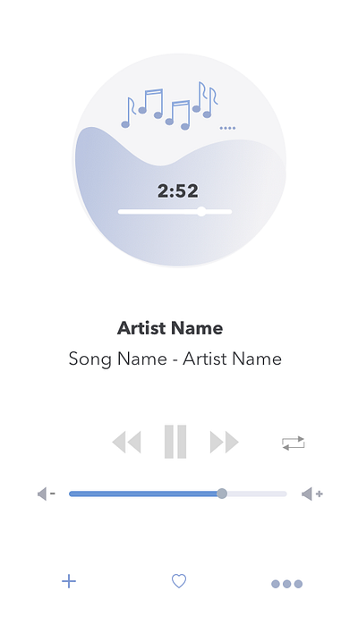 music player low fidelity wireframe Daily UI #009 design low fidelity music player wireframe