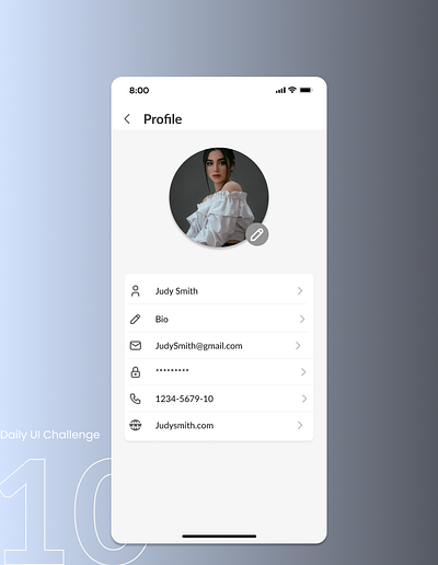 👤 Daily UI Challenge #10: Profile View dailyuidesign day10 design profile ui ux web design