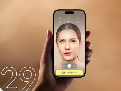 📸 Daily UI Challenge #29: Face Recognition Camera View camera camera view day29 design face recognition scan ui ux web design web development