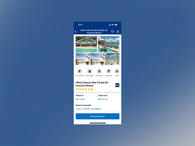 Hotel or Vacation Rental Booking 067🏖️#DailyUI app branding dailyui design graphic design illustration logo motion graphics ui uidesign uxui