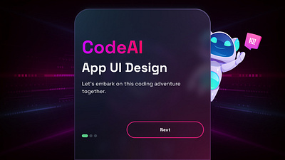 AI App UI Design animation app app ui design system figma glass gradient graphic design mobile app motion graphics ui ux