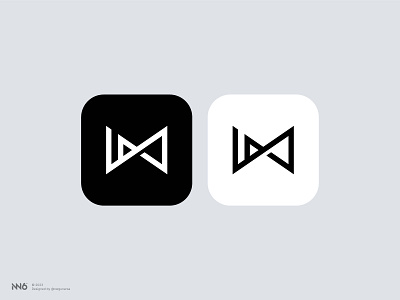 VN Video Editor Logo Redesign (unofficial) ios icon logo app logo redesign modern logo monogram logo vn video editor