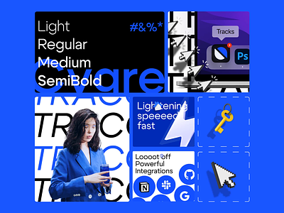 Saas Branding - Issue Tracker web-app animation black blue branding color palette dashboard design issue tracker logo motion ui