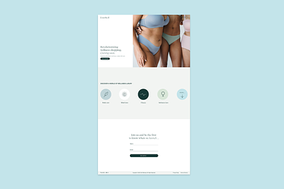 Coming Soon Page - Wellness Brand clean comingsoon design graphic design minimal wellness women