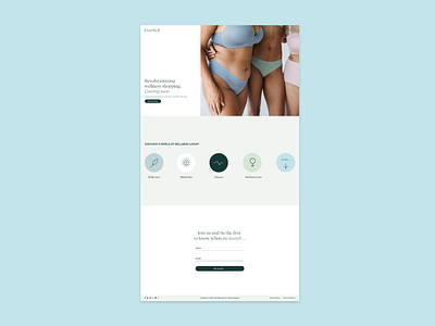 Coming Soon Page - Wellness Brand clean comingsoon design graphic design minimal wellness women