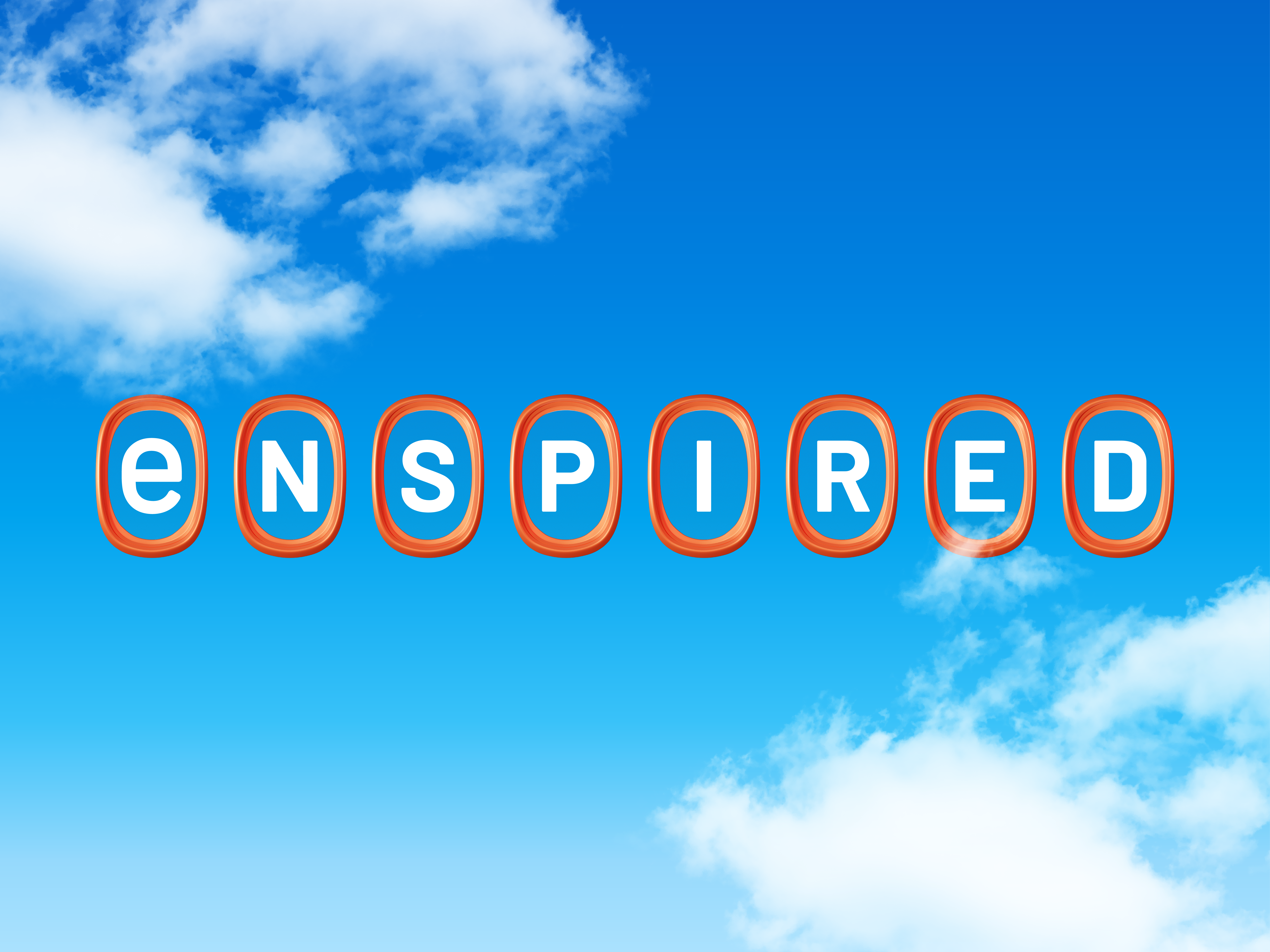 Enspired - Branding Visual 3d animation branding creative design graphic design logo motion graphics