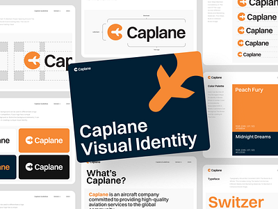 Caplane - Brand Guidelines brand brand guidelines branding company design graphic design logo logo design visual guidelines visual identity