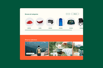 Ecommerce Homepage clean design ecommerce minimal simple ui website