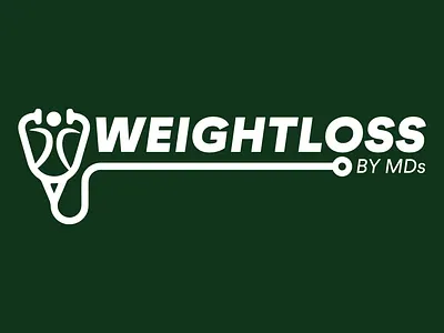 WEIGHT LOSS LOGO app branding design doctor graphic design logo mds mockup ui uiux web design weight weight loss