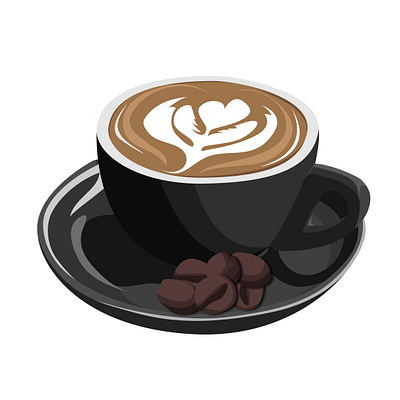 Coffee Cup Illustration adobe illustrator art artwork coffee coffeecup digital illustration graphic design illustration