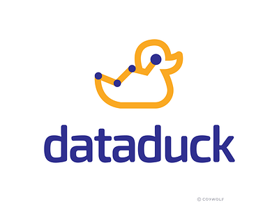 Data Duck analytics branding brandmark chart cute data duck emblem graph graphic design icon identity illustration logo design logos mascot seo