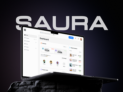 SAURA | Ecommerce Dashboard analytics app dashboard dashboard design ecommerce ecommerce dashboard mobile app order order management platform management revenue saas simple design ui ui design web app web application web design