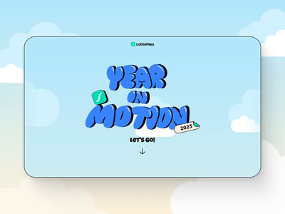 LottieFiles Year In Motion 2023 after effects animation art direction branding character design creative direction design graphic graphic design illustration isometric lottie lottie animation lottiefiles typography ui ux vector web design website