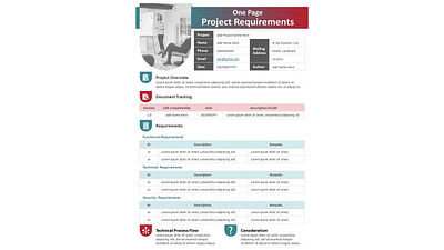 One Page Project Requirements PowerPoint Template creative powerpoint templates kridha graphics powerpoint design powerpoint presentation powerpoint presentation slides powerpoint templates presentation design presentation template