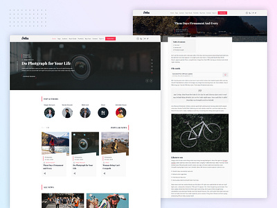 Delas- Creative Dark and Light Ghost Theme for Magazine branding ghost cms ghost themes graphic design motion graphics new ui uiux web design web development website template