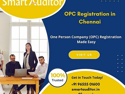 Online One Person Company Registration in Chennai - Smartauditor opc registration in chennai