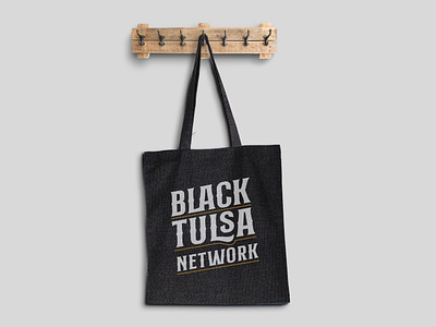 Black Tulsa Network Logo Concept branding logo