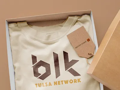 Black Tulsa Network Logo branding logo