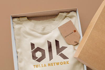 Black Tulsa Network Logo branding logo