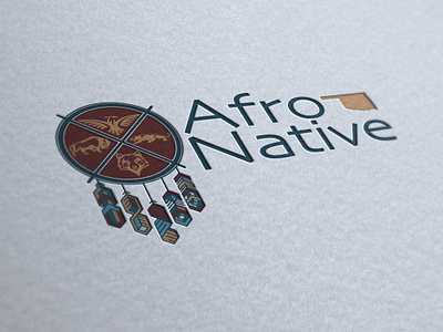 AfroNative Logo branding logo